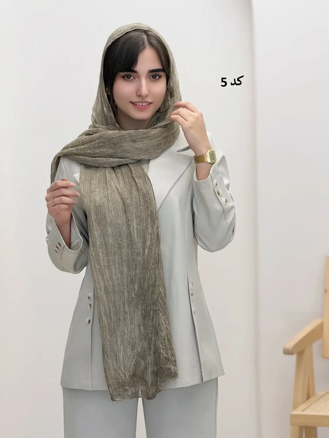 4494-شال ابریشم بیتا